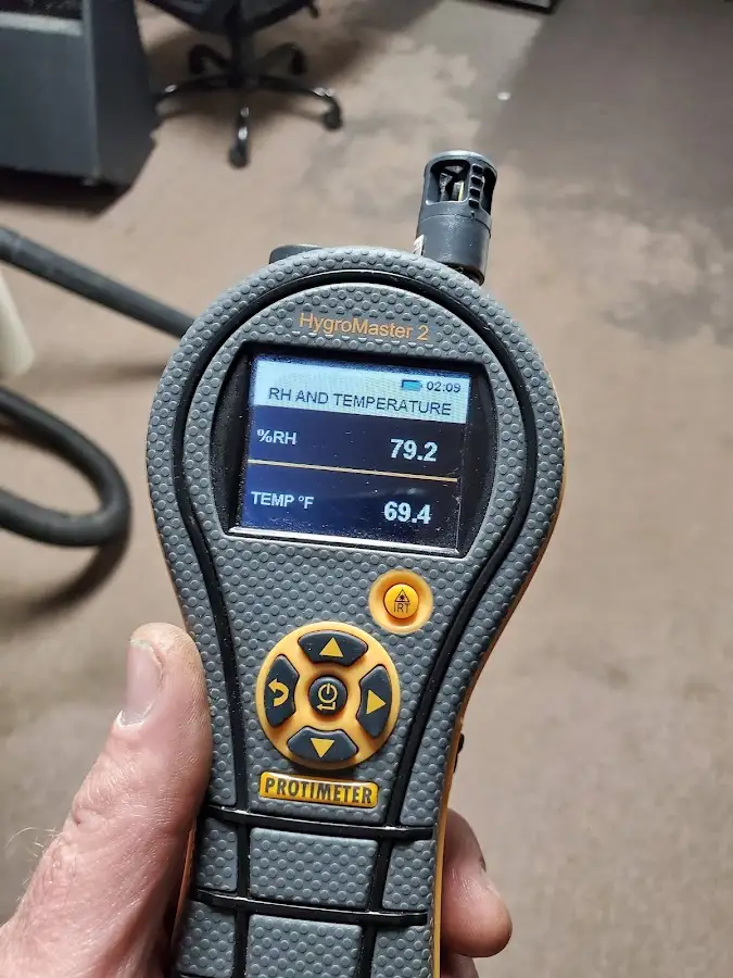 Moisture meter humidity assessment for Mold Remediation & Removal in Elsa